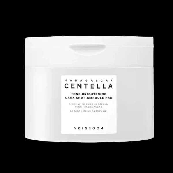 Almofadas Tônicas SKIN1004 Madagascar Centella Toner Brightening Dark Spot Ampoule Pad de 60 Unidades