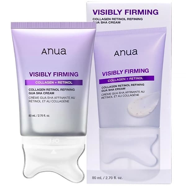Creme Facial Hidratante Anua Collagen Retinol Refining Gua Sha de 80ml