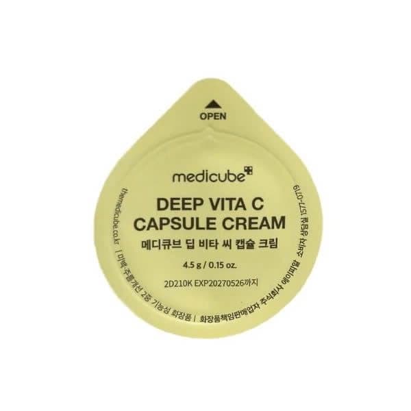 Creme Facial Hidratante Medicube Deep Vita C Capsule Cream de 4.5 g