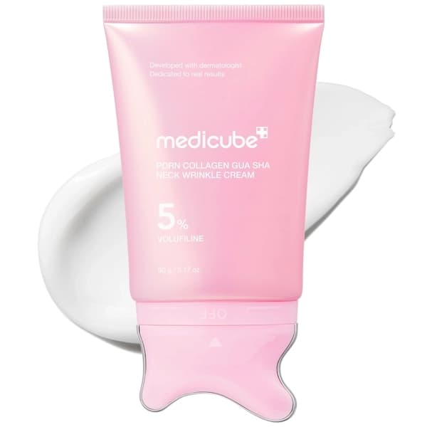 Creme Facial Hidratante Medicube PDRN Collagen Gua Sha Neck Wrinkle 90g