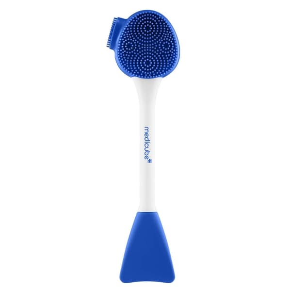 Escova Facial de Limpeza Medicube Multi Blackhead Pore Brush - Branco Azul