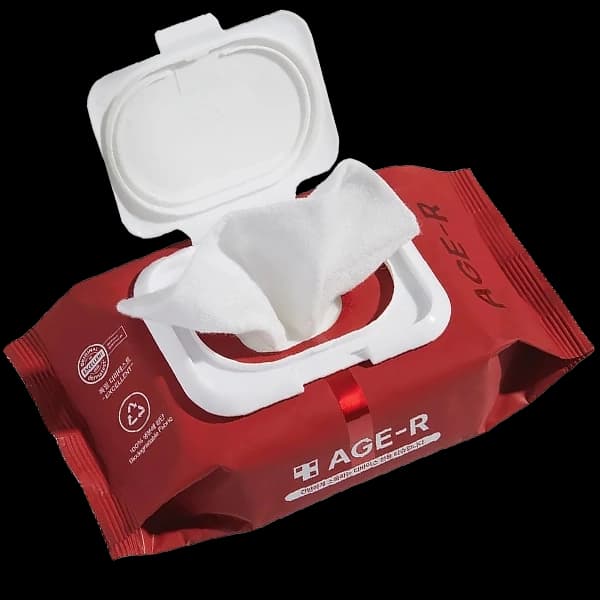 Lenço Desinfetantes Medicube AGE-R Sanitizing Wipes - 30 Unidades (Frasco Danificado)