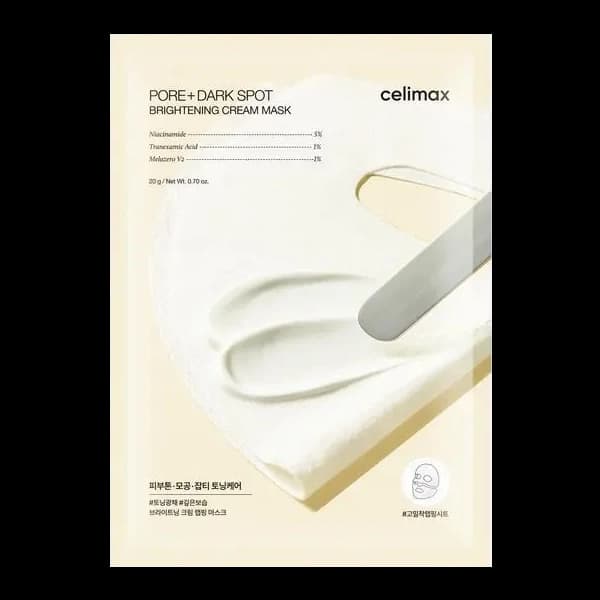 Máscara Facial Celimax Pore+ Dark Spot Brightening Cream Mask - 1 Unidad
