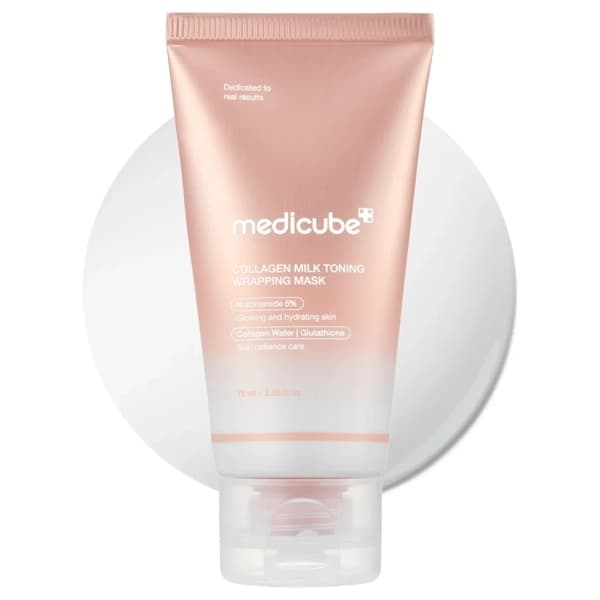 Máscara Facial Medicube Collagen Milk Toning Wrapping 75ml