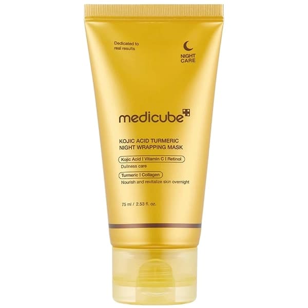 Máscara Facial Medicube Kojic Acid Turmeric Night Wrapping Mask de 75 ml