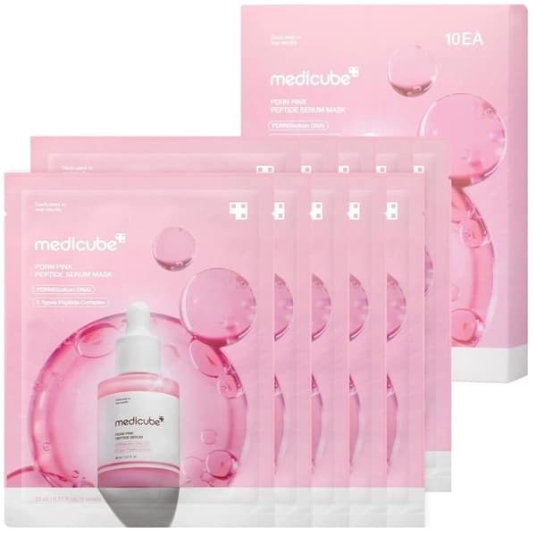 Máscara Facial Medicube PDRN Pink Peptide - 10 Unidades
