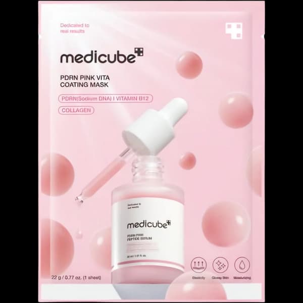Máscara Facial Medicube PDRN Pink Vita Coating Mask - 1 Unidade