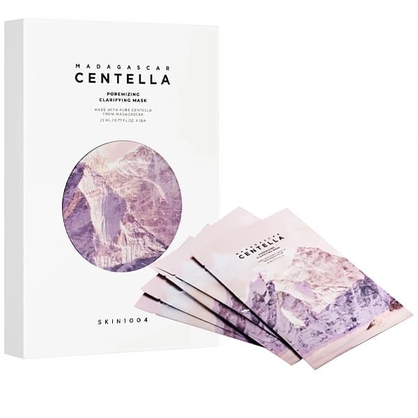 Máscara Facial SKIN1004 Madagascar Centella Poremizing Clarifying Mask - 5 Unidades