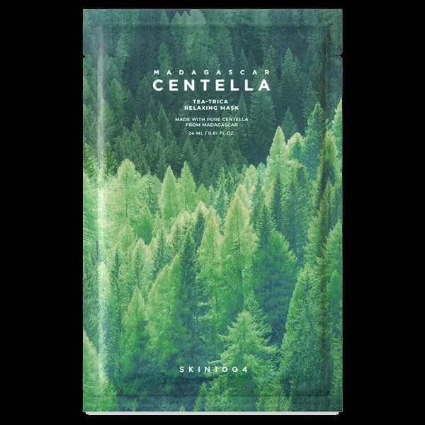 Máscara Facial SKIN1004 Madagascar Centella Tea-Trica Relaxing Mask - 1 Unidade