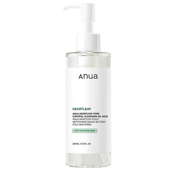 Óleo de Limpeza Facial Anua Heartleaf Pore Control Cleansing Oil Mild de 200 ml