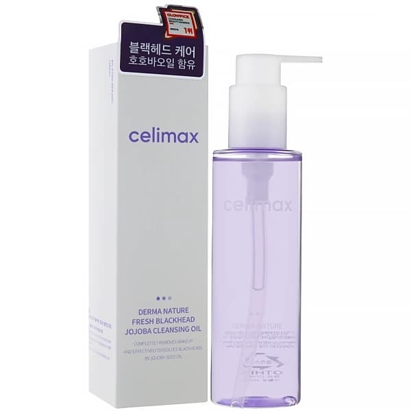 Óleo de Limpeza Facial Celimax Fresh Blackhead Jojoba Cleansing de 150ml