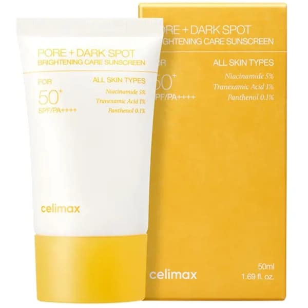 Protetor Solar Facial Celimax Pore + Dark Spot Brightening Care SPF 50+ PA++++ 50ml