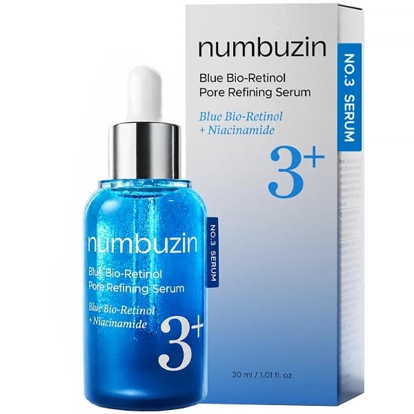 Sérum Facial Numbuzin No.3 Blue Bio-Retinol Pore Refining de 30 ml