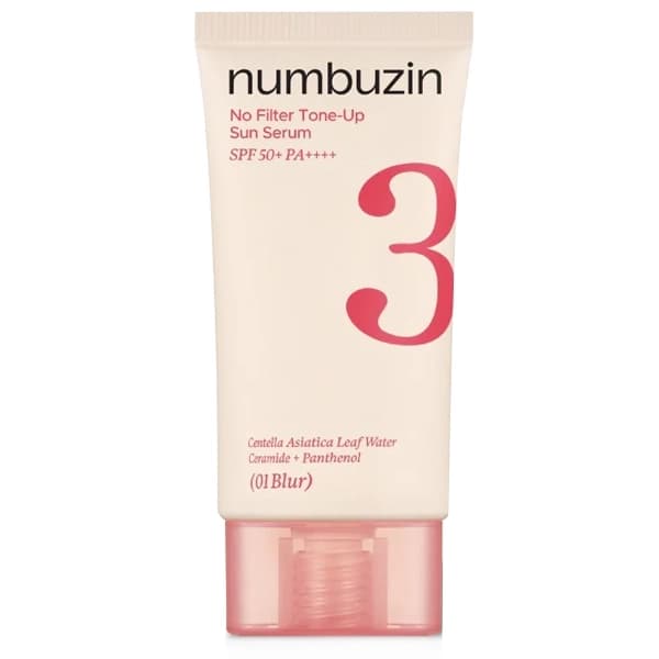 Sérum Protetor Solar Facial Numbuzin No.3 No Filt Tone-Up SPF50+ de 50ml - 01 Blur