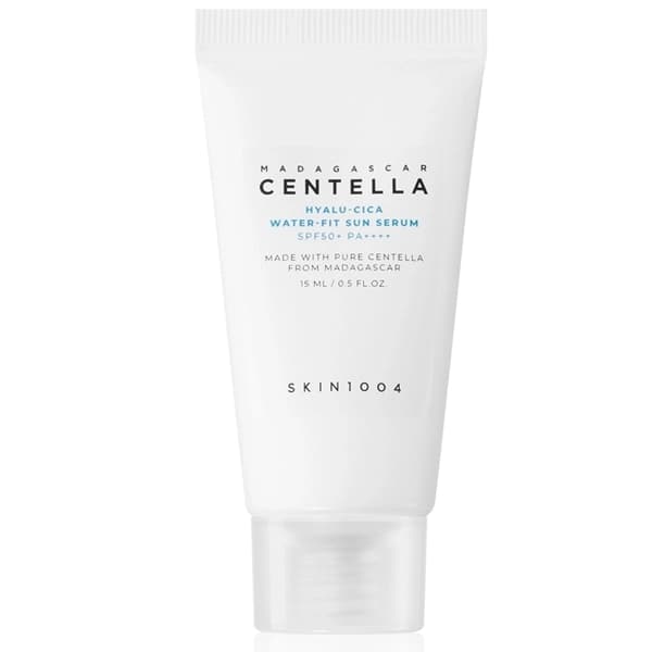 Sérum Protetor Solar Facial SKIN1004 Madagascar Centella Hyalu-Cica Water-Fit SPF50+ PA++++ de 15ml
