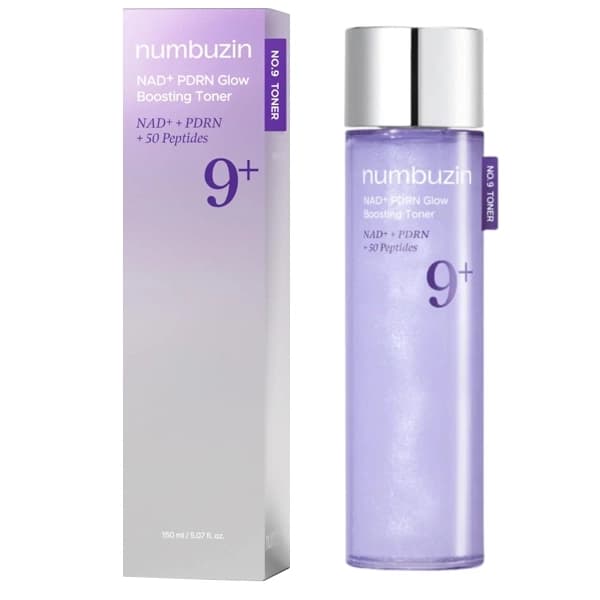 Tônico Facial Numbuzin No.9 NAD+ PDRN Glow Boosting de 150 ml
