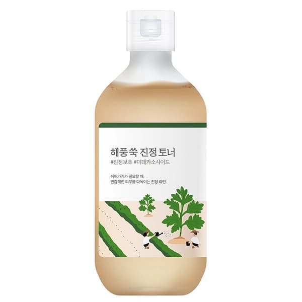 Tônico Facial ROUND LAB Mugwort Calming de 300 ml
