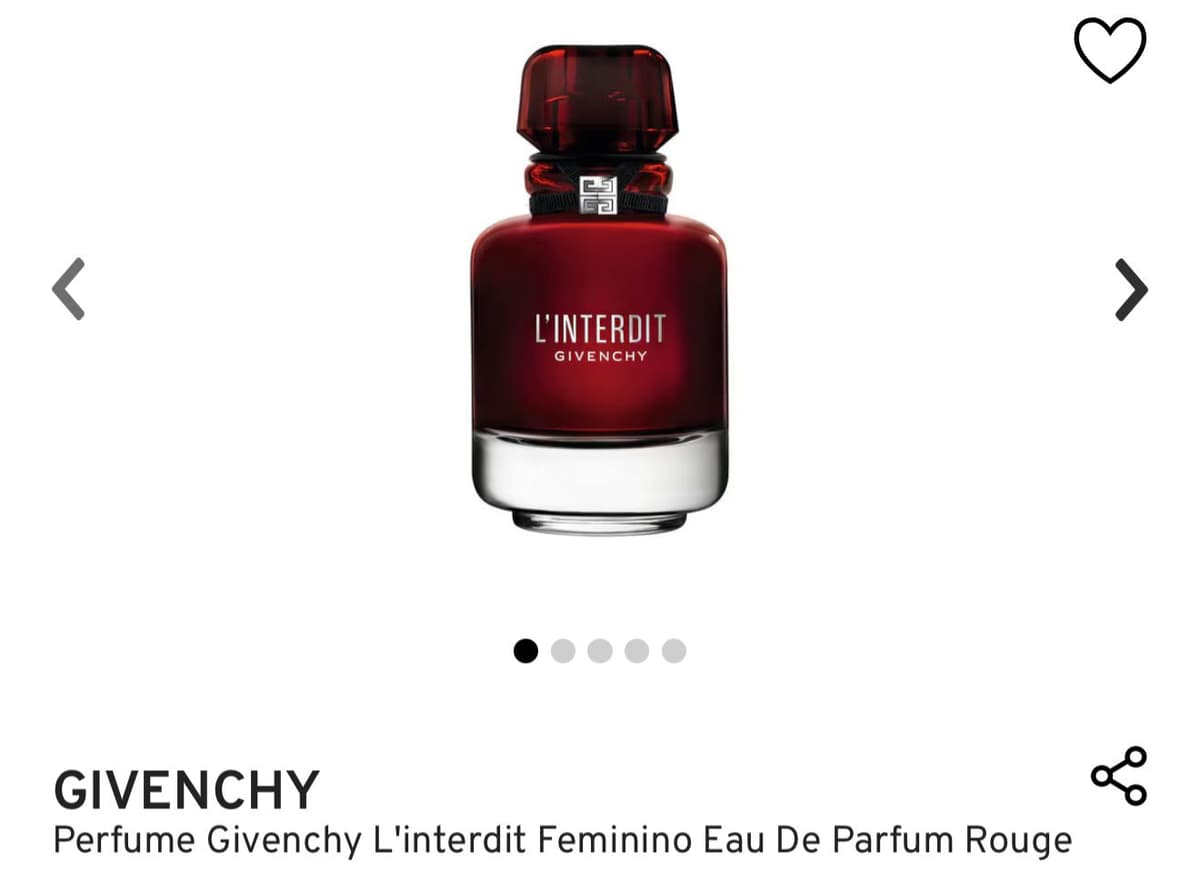 Givenchy L'Interdit Feminino Eau de Parfum Rouge